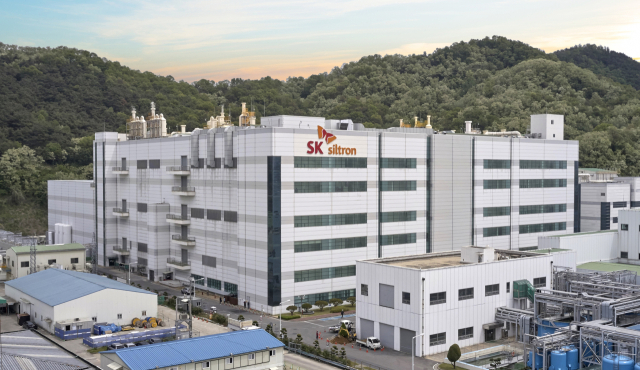 구미산단 내 SK실트론 전경