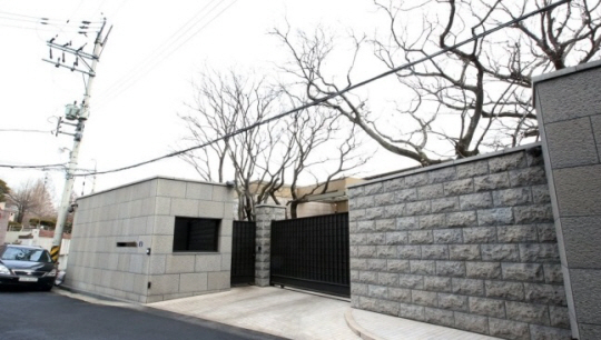 이명희 신세계 회장 한남동 주택. 연합뉴스 자료사진