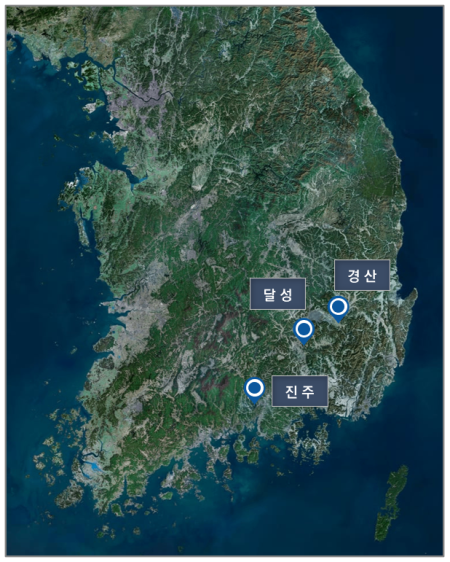 동부권 국가폐수공공처리시설 개량 민간투자 사업 위치. 기획재정부 제공