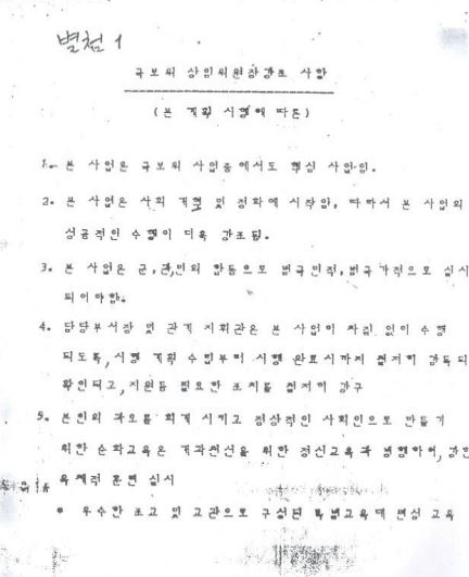 2기 진실·화해를위한과거사정리위원회(진실화해위)는 전두환 씨가 1980년 당시 삼청교육대 사업을