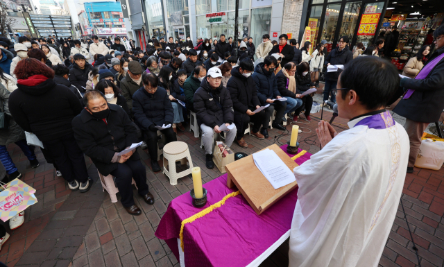 [포토뉴스] 전세사기 피해 성탄 예배