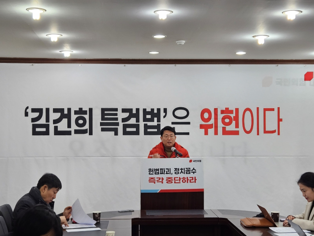 도태우 4·10총선 예비후보(대구 중구남구)는 26일 국민의힘 대구시당에서 기자회견을 열고 