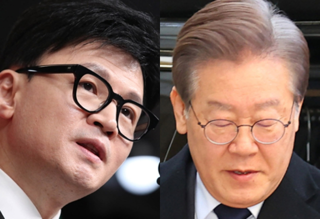 한동훈 국민의힘 비상대책위원장, 이재명 더불어민주당 대표. 연합뉴스