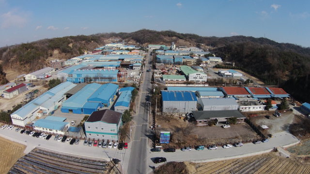 영주 장수농공단지 전경. 영주시 제공