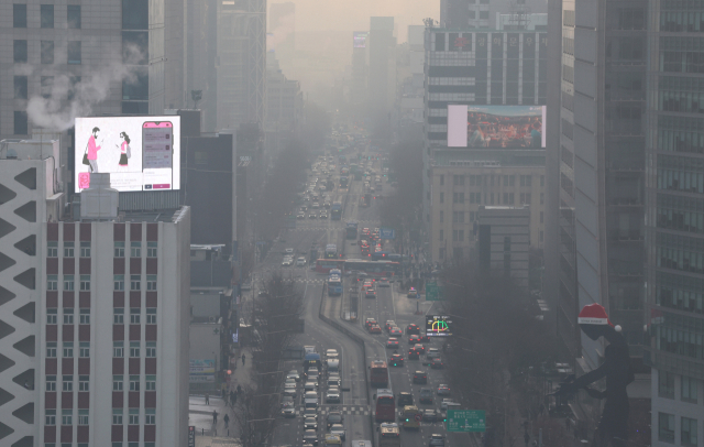 초미세먼지 농도가 