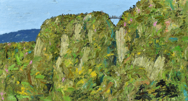김정기, Essence-비계산, 227.3×122cm, Oil on canvas.