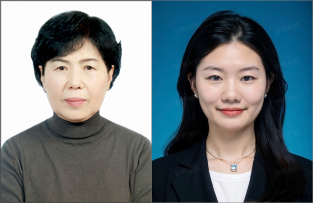 계명문화대 식품영양조리학부 식품영양전공 강영옥(좌,70) 씨와 공링한(우,23) 학생. 계명문화대 제공