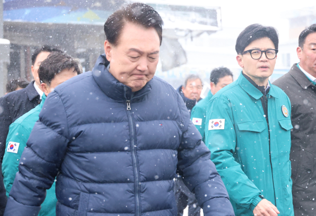윤석열 대통령과 국민의힘 한동훈 비대위원장. 연합뉴스