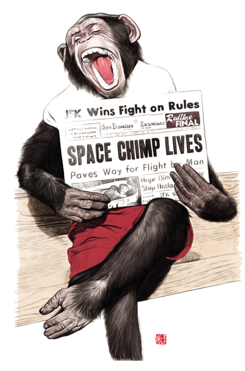 [오늘의 역사] 1961년 1월 31일 침팬지 햄 우주여행