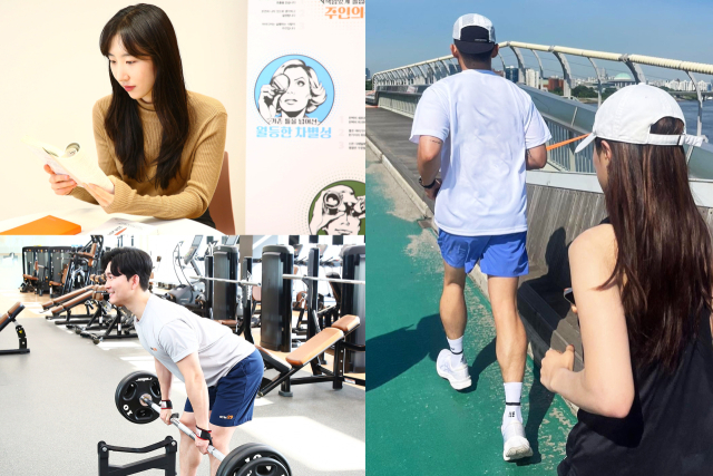 100일 챌린지 실천하는 임직원들. 한화 건설부문 제공