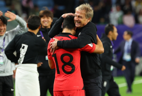 '역시 손흥민' 클린스만호 아시안컵 4강 진출…연장 접전 끝 2-1 승