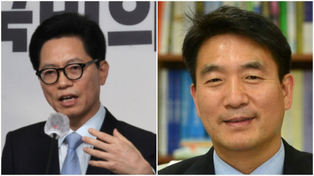 국민의힘 황정근 윤리위원장·안병윤 전 부산시 행정부시장. 매일신문DB