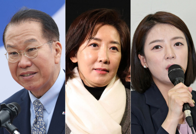 권영세, 나경원, 배현진. 연합뉴스