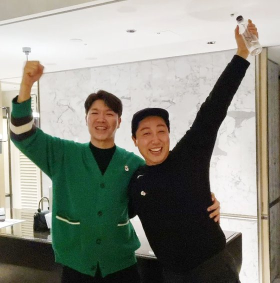 박수홍과 손헌수. 손헌수 인스타그램