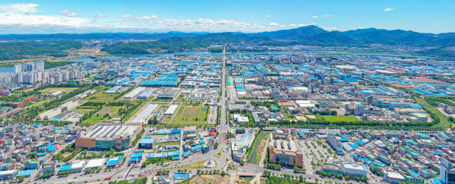 구미국가산업단지 전경. 구미시 제공