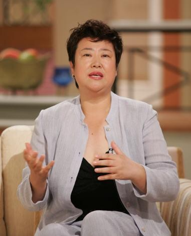 가수 방실이. SBS 김승현 정은아의 좋은아침 화면