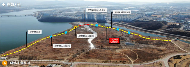 경북 구미시는 낙동강과 구미천이 만나는 지점에 있는 갈대 습지에 탐방로를 조성해 올해 연말에 개방한다. 구미시 제공