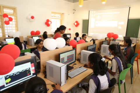 세라젬, 인도 벵갈루루에 디지털 교육 환경 조성 '드림스쿨 12호' 프로젝트 완료