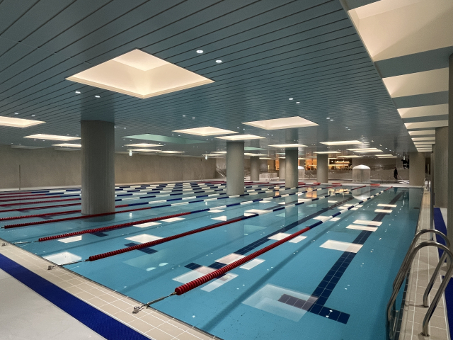 디에이치 퍼스티어 아이파크 수영장. 현대건설 제공