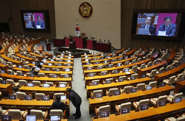 국회 본회의 모습. 연합뉴스