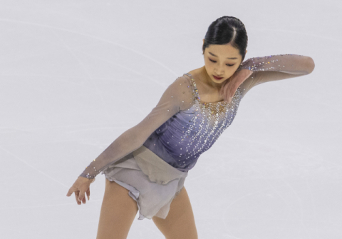 '피겨 유망주' 신지아, 세계선수권 쇼트 1위