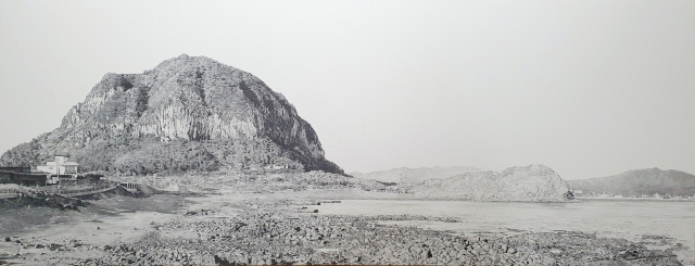 최대진, 사계해변에서 바라보다, 아르쉬지에 연필.