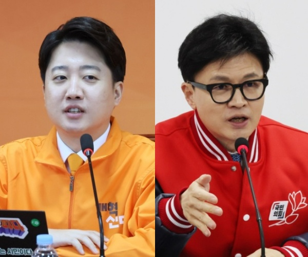 이준석 개혁신당 당선인, 한동훈 국민의힘 전 비상대책위원장