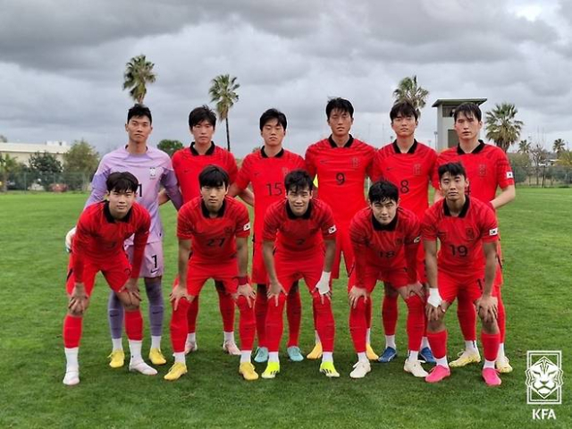 한국 올림픽 축구대표팀. 대한축구협회 제공