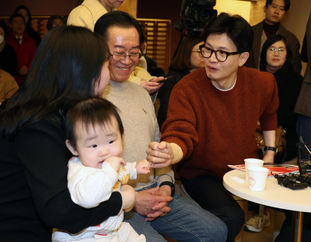 국민의힘 한동훈 비상대책위원장이 5일 충북 청주시 문화제조창에서 진행된 