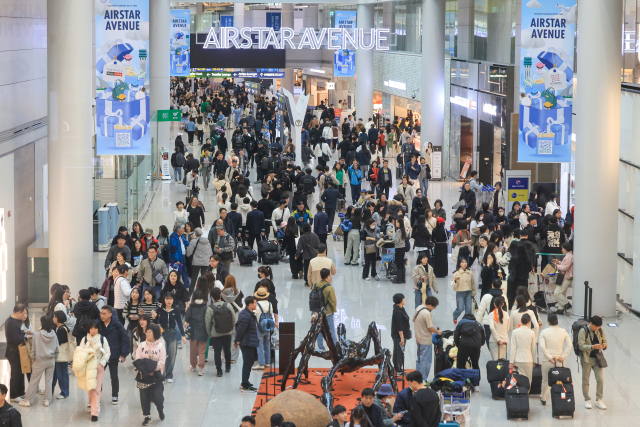 인천국제공항 제1여객터미널 면세점 구역. 연합뉴스
