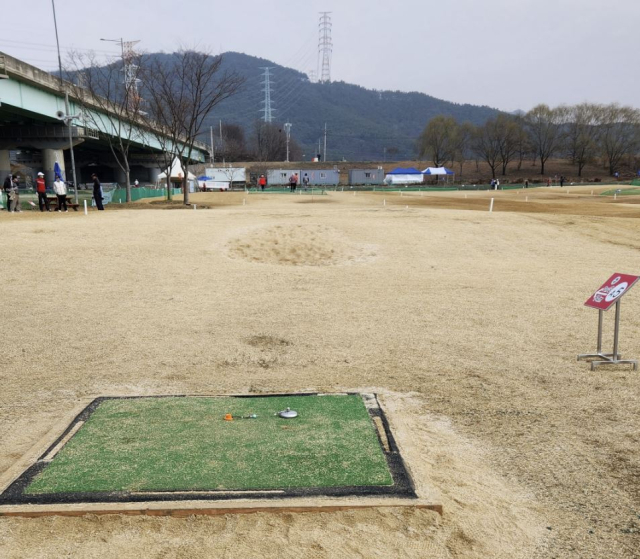 제1회 대통령기 전국 파크골프 대회가 열리는 대구 위천파크골프장 모습. 대구시파크골프협회 제공