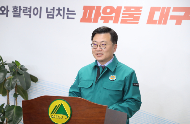 김선조 대구시 행정부시장이 20일 정부의 의대 정원 확대에 대한 대구시의 입장을 밝히는 담화문을 발표했다. 대구시 제공.