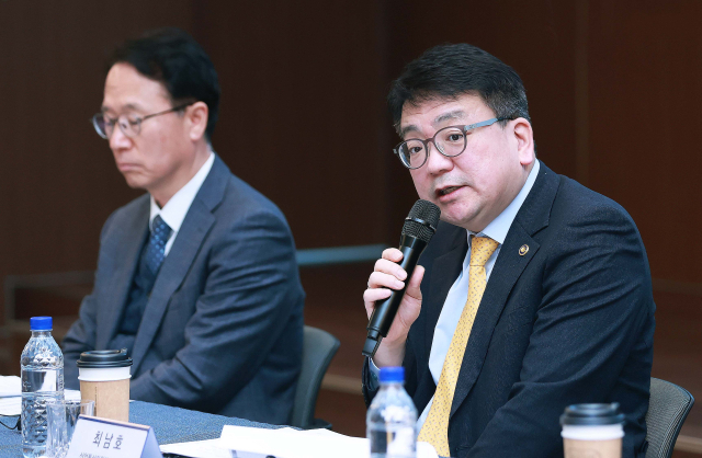 최남호 산업통상자원부 2차관이 22일 서울 중구 한국원자력산업협회에서 열린 