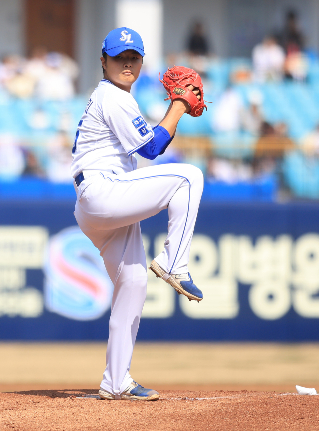 삼성 라이온즈가 2024시즌 5선발로 낙점한 좌완 이승민. 삼성 제공