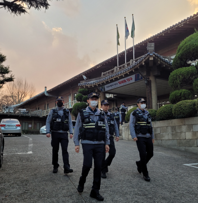 대구경찰청 기동순찰대 활동 모습. 대구경찰청 제공