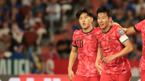 '손흥민 골, 이강인 어시스트'…한국 태국에 3-0 완승