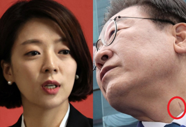 이재명 더불어민주당 대표(오른쪽), 배현진 국민의힘 의원. 연합뉴스