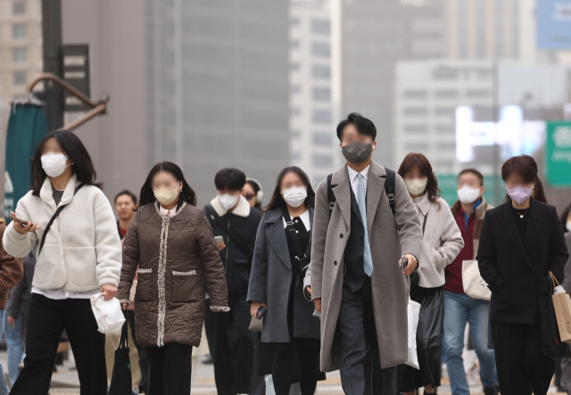 중부지방 미세먼지 농도가 