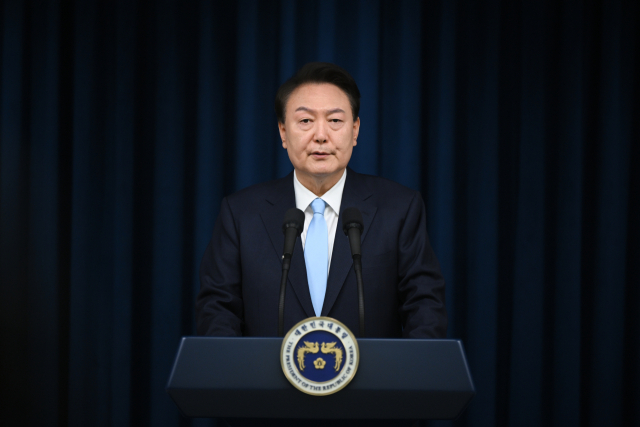 윤석열 대통령이 1일 서울 용산 대통령실 청사에서 의료개혁 관련 