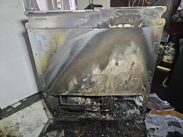 지난 7일 오후 12시 30분쯤 대구 수성구 한 아파트 가정집에 있던 위니아 김치냉장고에서 화재가 발생했다. 사진은 기사내용과 관련 없음. 대구소방안전본부 제공