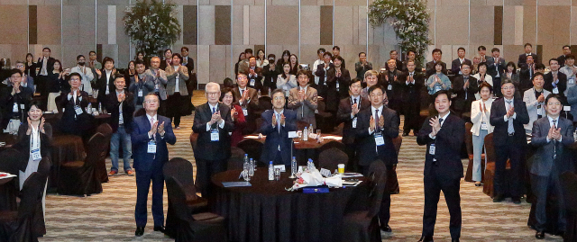 지난 8일 호텔인터불고 엑스코에서 계명대 산학협력단 설립 20주년 기념 포럼이 열리고 있다. 계명대 제공