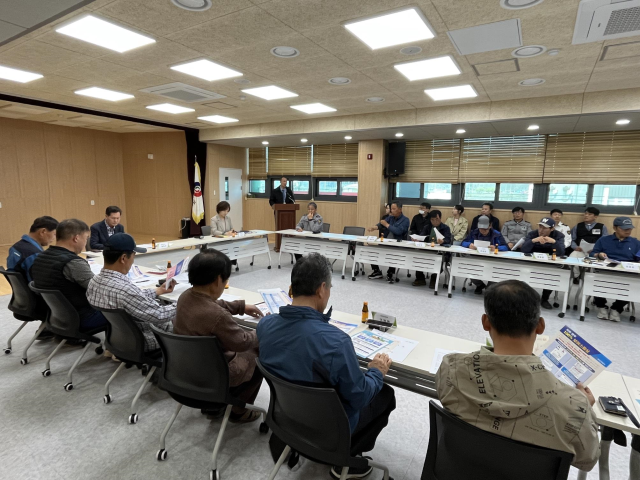 지난 12일 입암면사무소 2층 회의실에서 개최된 