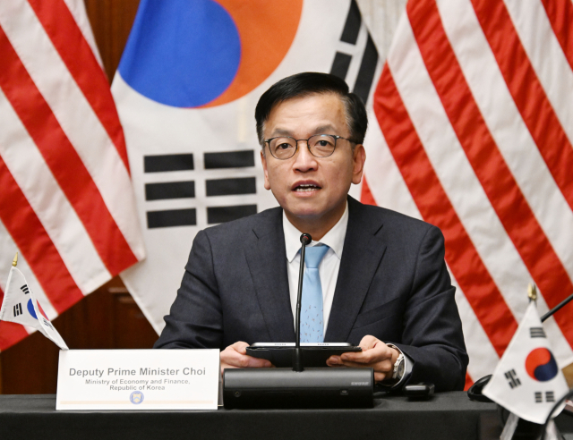 G20재무장관회의 및 IMF/WB 춘계회의 참석차 미국 워싱턴DC를 방문 중인 최상목 경제부총리 겸 기획재정부 장관이 17일(현지시간) 미국 재무부에서 열린 