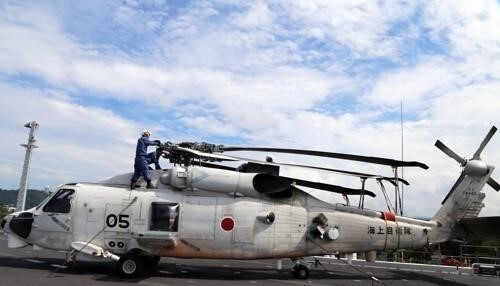 일본 해상자위대 SH-60K 헬기 . 연합뉴스