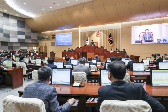 23일 경북도의회가 제346회 임시회를 열고 각종 민생 현안을 심의한다. 경북도의회 제공