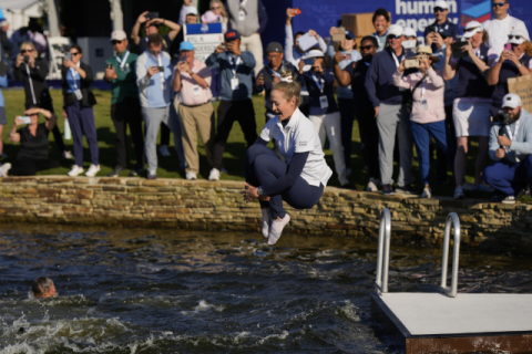 코르다 LPGA 5연승, 거침없는 '점프'