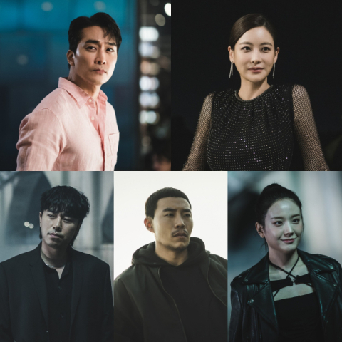 좌측 상단부터 시계 방향으로 송승헌·오연서·장규리·태원석·이시언. tvN 제공