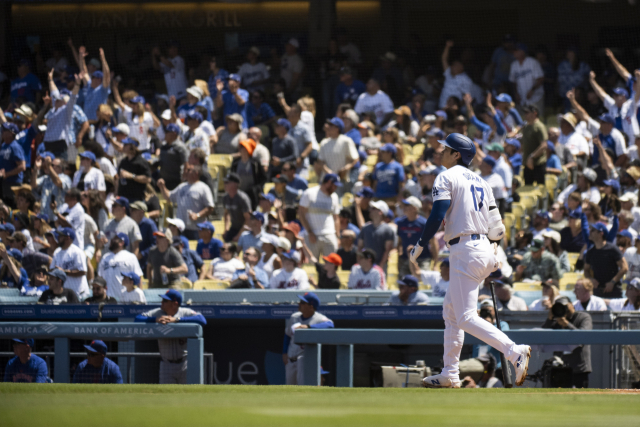 MLB 일본인 최다 홈런 신기록 쓴 오타니. AP=연합뉴스