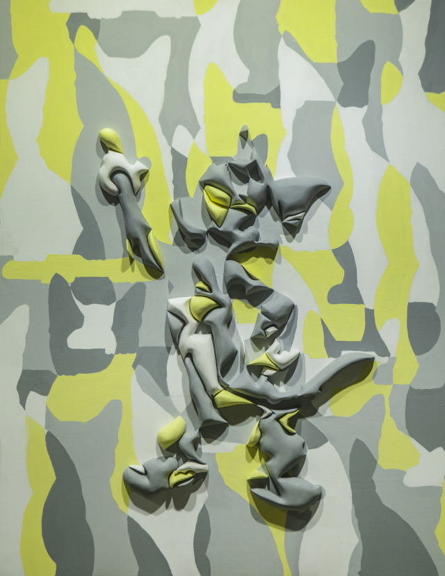 CAMOUFLAGE_TOM2, 91.0x116.8cm, mixed media, 2024.