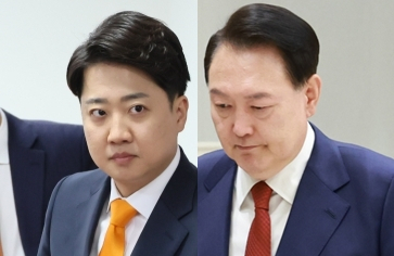 이준석, 윤석열. 연합뉴스